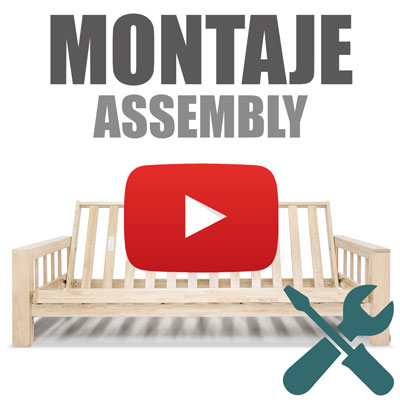 Sofá Cama Vienna Natural con Futón de color