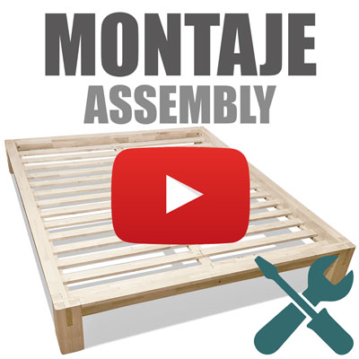 Cama Modelo Tokio Natural