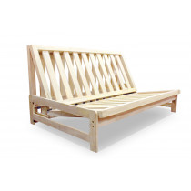 Sofá Cama A-Frame Natural 140x200 (sólo estructura) OUTLET Producto NUEVO de exhibición, ÚNICA UNIDAD