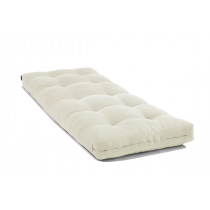 Futón crudo de algodón, 80x200x13 OUTLET - Producto NUEVO de exhibición, SIN COJINES ÚNICA UNIDAD