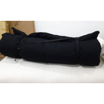 Futón portátil negro, 140x200x4 OUTLET Producto NUEVO por cierre de almacén, CÓMPRALO YA!  ÚNICA UNIDAD