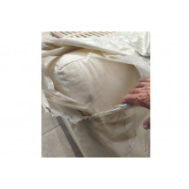Futón algodón y 15 cm látex, 160x200x19 - OUTLET - Producto NUEVO con mancha por rotura embalaje por transporte